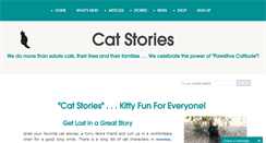 Desktop Screenshot of catsstories.com