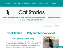 Tablet Screenshot of catsstories.com